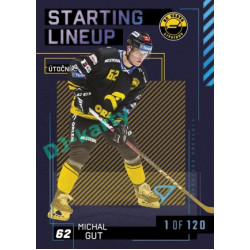 2023/24 Sportzoo ELH 2. serie #SL-64 Michal Gut Starting Lineup 1st period 1of120