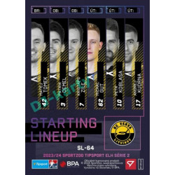 2023/24 Sportzoo ELH 2. serie #SL-64 Michal Gut Starting Lineup