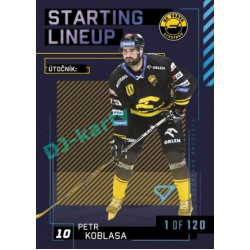 2023/24 Sportzoo ELH 2. serie #SL-65 Petr Koblasa Starting Lineup 1st period 1of120