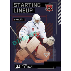 2023/24 Sportzoo ELH 2. serie #SL-07 Jan Lukáš Starting Lineup