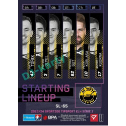 2023/24 Sportzoo ELH 2. serie #SL-65 Petr Koblasa Starting Lineup