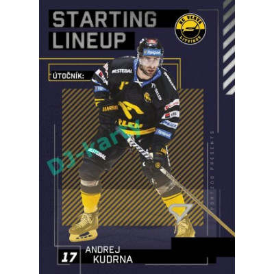 2023/24 Sportzoo ELH 2. serie #SL-66 Andrej Kudrna Starting Lineup