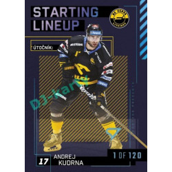 2023/24 Sportzoo ELH 2. serie #SL-66 Andrej Kudrna Starting Lineup 1st period 1of120