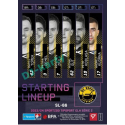 2023/24 Sportzoo ELH 2. serie #SL-66 Andrej Kudrna Starting Lineup