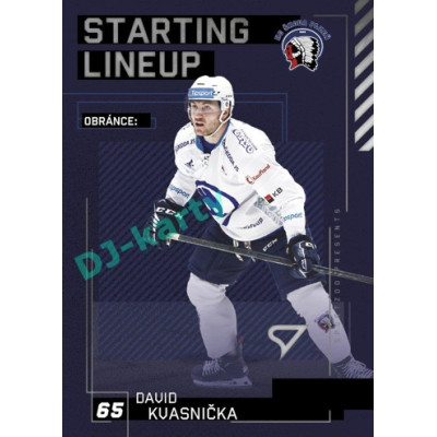 2023/24 Sportzoo ELH 2. serie #SL-68 David Kvasnička Starting Lineup