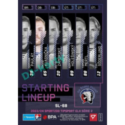 2023/24 Sportzoo ELH 2. serie #SL-68 David Kvasnička Starting Lineup