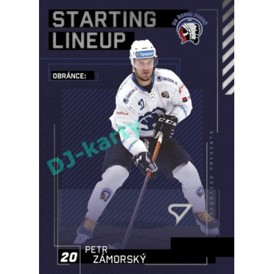 2023/24 Sportzoo ELH 2. serie #SL-69 Petr Zámorský Starting Lineup
