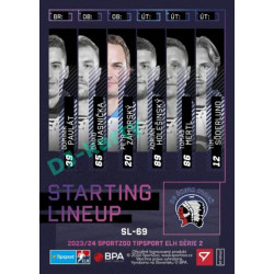 2023/24 Sportzoo ELH 2. serie #SL-69 Petr Zámorský Starting Lineup