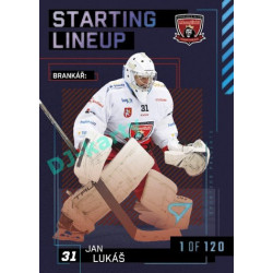 2023/24 Sportzoo ELH 2. serie #SL-07 Jan Lukáš Starting Lineup 1st period 1of120