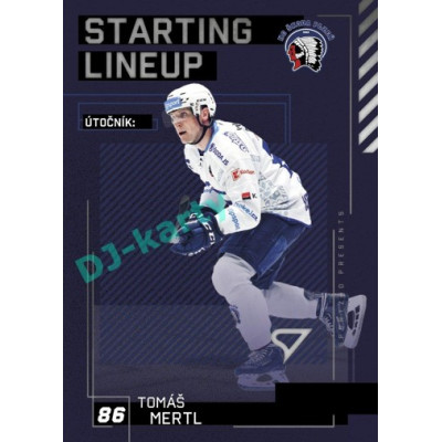 2023/24 Sportzoo ELH 2. serie #SL-71 Tomáš Mertl Starting Lineup
