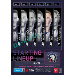 2023/24 Sportzoo ELH 2. serie #SL-71 Tomáš Mertl Starting Lineup