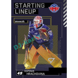 2023/24 Sportzoo ELH 2. serie #SL-73 Dominik Hrachovina Starting Lineup