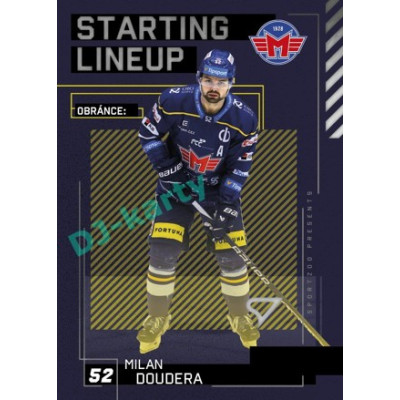 2023/24 Sportzoo ELH 2. serie #SL-74 Milan Doudera Starting Lineup