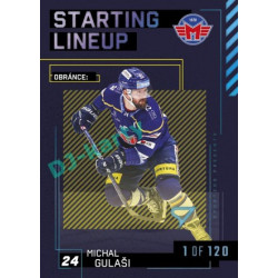 2023/24 Sportzoo ELH 2. serie #SL-75 Michal Gulaši Starting Lineup 1st period 1of120
