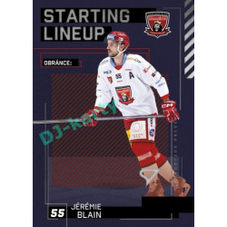 2023/24 Sportzoo ELH 2. serie #SL-08 Jérémie Blain Starting Lineup