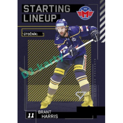 2023/24 Sportzoo ELH 2. serie #SL-76 Brant Harris Starting Lineup