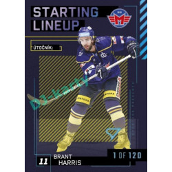 2023/24 Sportzoo ELH 2. serie #SL-76 Brant Harris Starting Lineup 1st period 1of120