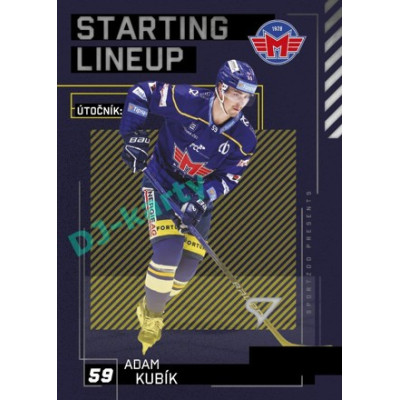 2023/24 Sportzoo ELH 2. serie #SL-77 Adam Kubík Starting Lineup