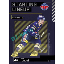 2023/24 Sportzoo ELH 2. serie #SL-78 Jan Ordoš Starting Lineup