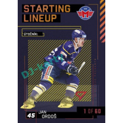 2023/24 Sportzoo ELH 2. serie #SL-78 Jan Ordoš Starting Lineup 2nd period 1of60