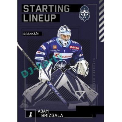 2023/24 Sportzoo ELH 2. serie #SL-79 Adam Brízgala Starting Lineup