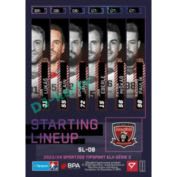 2023/24 Sportzoo ELH 2. serie #SL-08 Jérémie Blain Starting Lineup