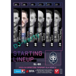 2023/24 Sportzoo ELH 2. serie #SL-80 Jake Dotchin Starting Lineup