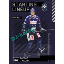 2023/24 Sportzoo ELH 2. serie #SL-81 Tadeáš Hejda Starting Lineup