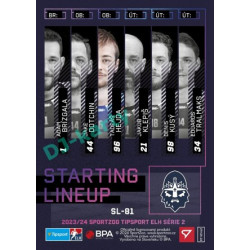 2023/24 Sportzoo ELH 2. serie #SL-81 Tadeáš Hejda Starting Lineup