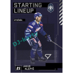 2023/24 Sportzoo ELH 2. serie #SL-82 Jakub Klepiš Starting Lineup