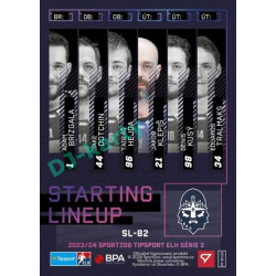 2023/24 Sportzoo ELH 2. serie #SL-82 Jakub Klepiš Starting Lineup