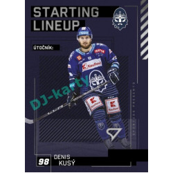 2023/24 Sportzoo ELH 2. serie #SL-83 Denis Kusý Starting Lineup