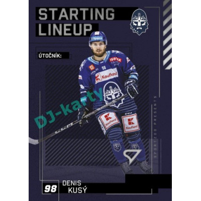 2023/24 Sportzoo ELH 2. serie #SL-83 Denis Kusý Starting Lineup