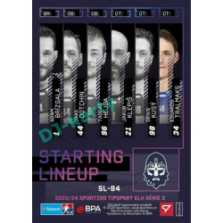 2023/24 Sportzoo ELH 2. serie #SL-84 Eduards Tralmaks Starting Lineup