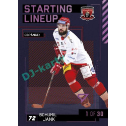 2023/24 Sportzoo ELH 2. serie #SL-09 Bohumil Jank Starting Lineup 3rd period 1of30