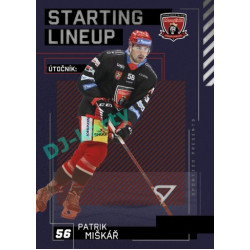 2023/24 Sportzoo ELH 2. serie #SL-11 Patrik Miškář Starting Lineup