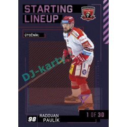 2023/24 Sportzoo ELH 2. serie #SL-12 Radovan Pavlík Starting Lineup 3rd period 1of30