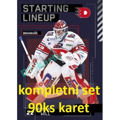 2023/24 Sportzoo ELH 2. serie Starting Lineup kompletní set 90ks karet