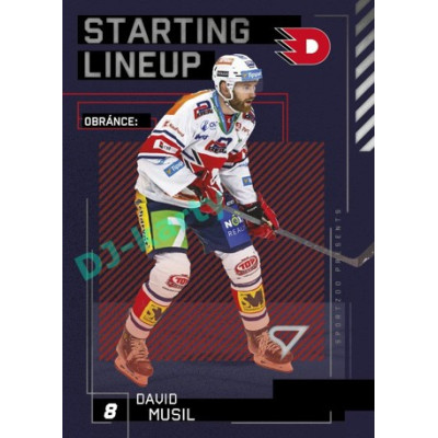 2023/24 Sportzoo ELH 2. serie #SL-15 David Musil Starting Lineup