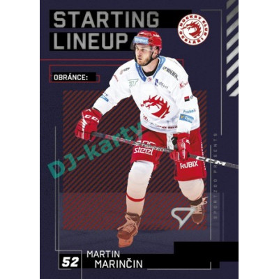 2023/24 Sportzoo ELH 2. serie #SL-02 Martin Marinčin Starting Lineup