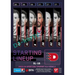 2023/24 Sportzoo ELH 2. serie #SL-16 Tomáš Hyka Starting Lineup