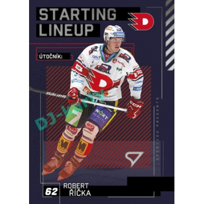 2023/24 Sportzoo ELH 2. serie #SL-17 Robert Říčka Starting Lineup