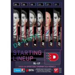 2023/24 Sportzoo ELH 2. serie #SL-17 Robert Říčka Starting Lineup