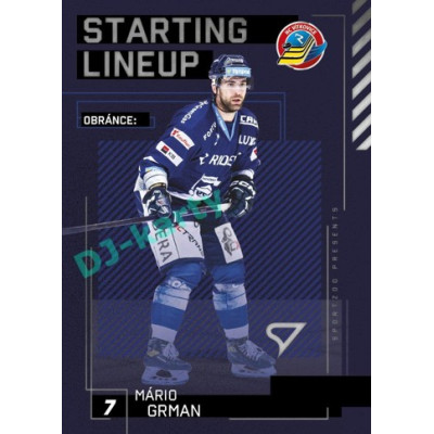 2023/24 Sportzoo ELH 2. serie #SL-20 Mário Grman Starting Lineup