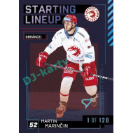 2023/24 Sportzoo ELH 2. serie #SL-02 Martin Marinčin Starting Lineup 1st period 1of120