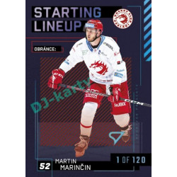 2023/24 Sportzoo ELH 2. serie #SL-02 Martin Marinčin Starting Lineup 1st period 1of120