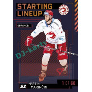 2023/24 Sportzoo ELH 2. serie #SL-02 Martin Marinčin Starting Lineup 2nd period 1of60