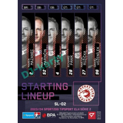 2023/24 Sportzoo ELH 2. serie #SL-02 Martin Marinčin Starting Lineup