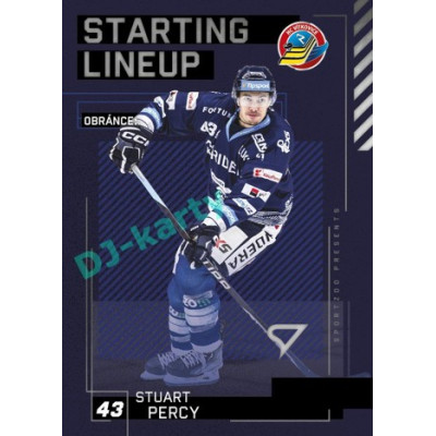 2023/24 Sportzoo ELH 2. serie #SL-21 Stuart Percy Starting Lineup