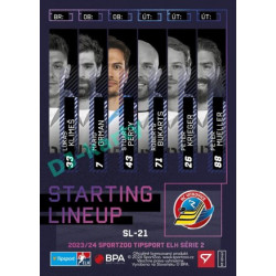 2023/24 Sportzoo ELH 2. serie #SL-21 Stuart Percy Starting Lineup